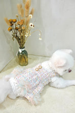 Load image into Gallery viewer, Dancing Flowers Tweed Dress