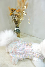 Load image into Gallery viewer, Dancing Flowers Tweed Dress