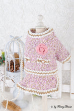 Load image into Gallery viewer, Metallic Tweet Coat Dress